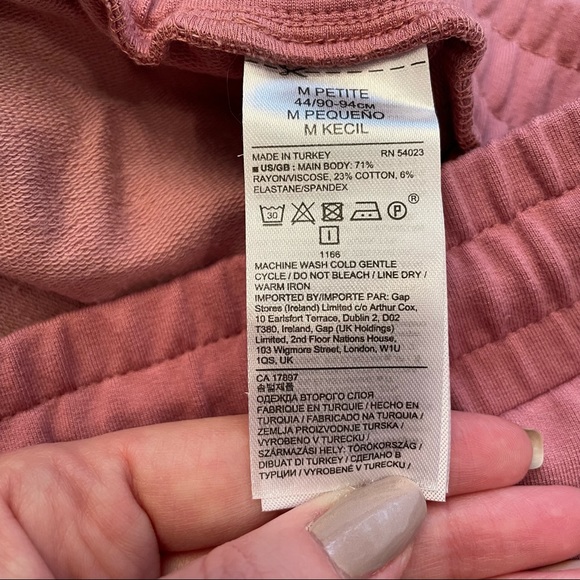 LAST CHANCE Banana Republic Jogger French Terry Lightweight Medium Petite - Picture 4 of 5